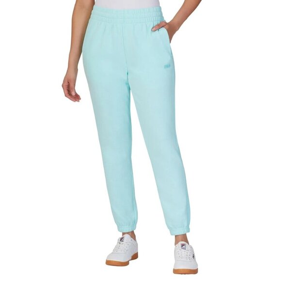 Fila Pants - Fila Womens French Terry Jogger (XX-Large, Blue Tint)